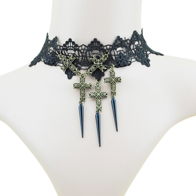  Coolshine Gothic Vintage Lace Necklace-2014-201-LS073