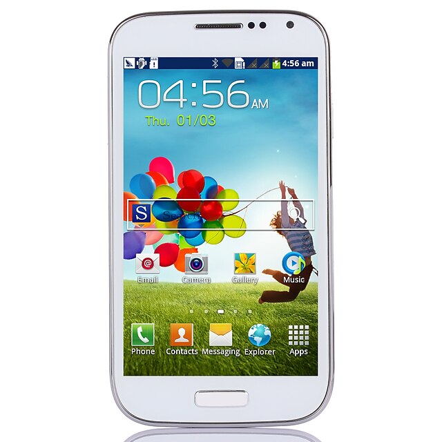  Ny S4 Android 2.3 1.0 GHz CPU 5-tums kapacitanspekskärm smarttelefon (dubbla SIM-kort, WiFi, dubbel kamera)