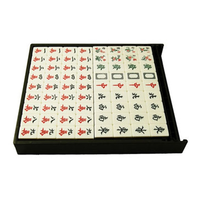  Jocuri de masă Joc de sah Mahjong Distracție Hârtie cărți de masă Plastic Clasic Pentru copii Jucarii Cadou