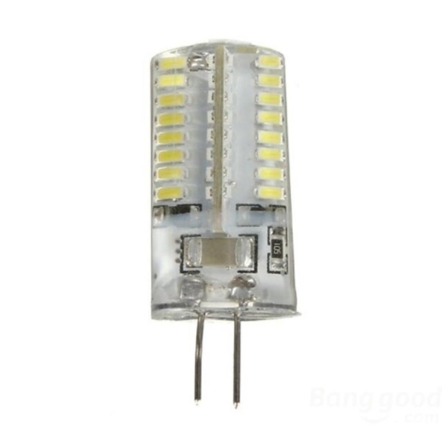  Ampoules Maïs LED 250 lm G4 T 64 Perles LED SMD 3014 Blanc Froid 220-240 V