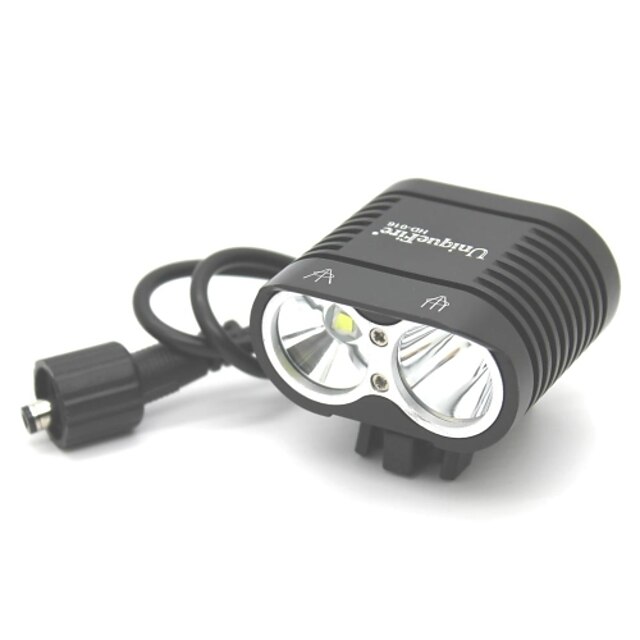  Cykellys LED 3000 Lumen 3 Tilstand Cree XM-L T6 Nedslags Resistent Genopladelig Vandtæt for Camping/Vandring/Grotte Udforskning