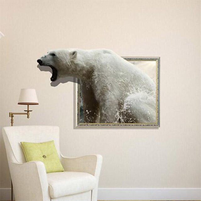  3D Bear Wall Stickers Wall Decals