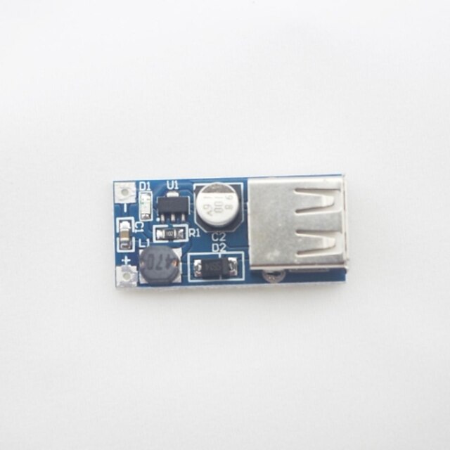  1pcs 0.9v dc-USB ל5V מודול הדחיפה step-up מתח כחול