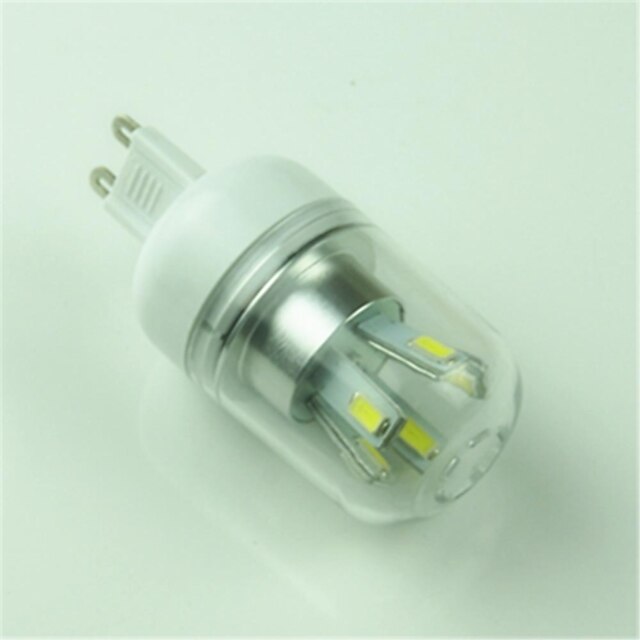  1db 4.5 W LED kukorica izzók 6000-6500 lm G9 T 10 LED gyöngyök SMD 5730 Dekoratív Hideg fehér 85-265 V