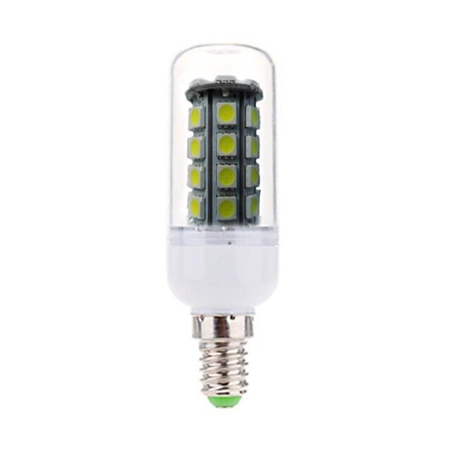  E14 LED Corn Lights Recessed Retrofit 36 leds SMD 5050 Decorative Cold White 450lm 6000-6500K AC 220-240V 