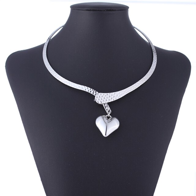  Pendant Necklaces Circle Heart Alloy Personalized Luxury Love Simple Style Jewelry For Party Daily Casual