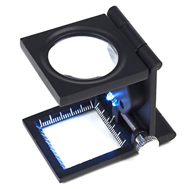  ZW-9005A portatile pieghevole 10X Tessuto Magnifier Controllo