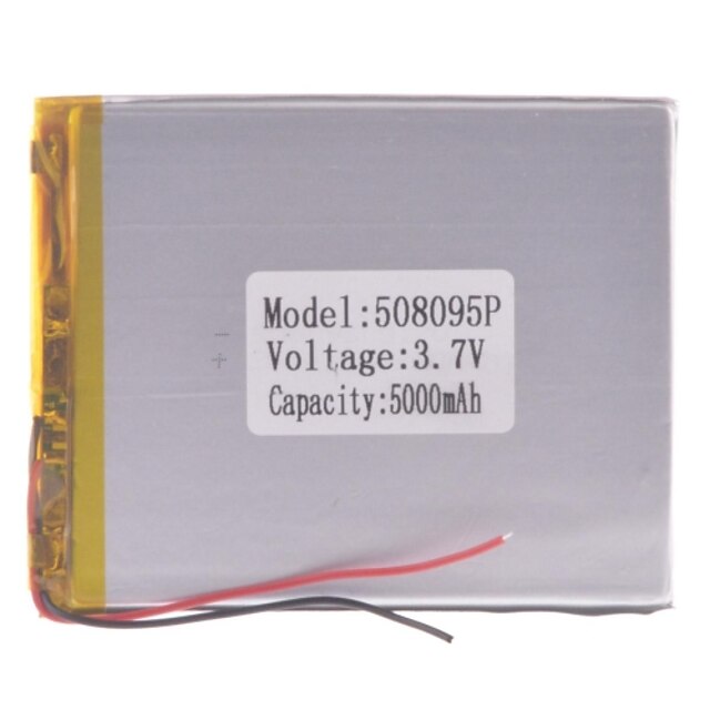  3.7V 5000mAh Rechargeable Li-polymère Batterie 1 pcs