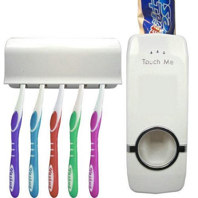  Držák na zubní kartáček Multifunkční / Snímatelné Moderní Plastický 1 ks - Hotelová koupel Nástěnná montáž