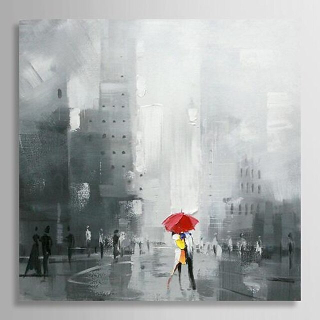  Hand-Painted People One Panel Canvas Oil Painting For Home Decoration