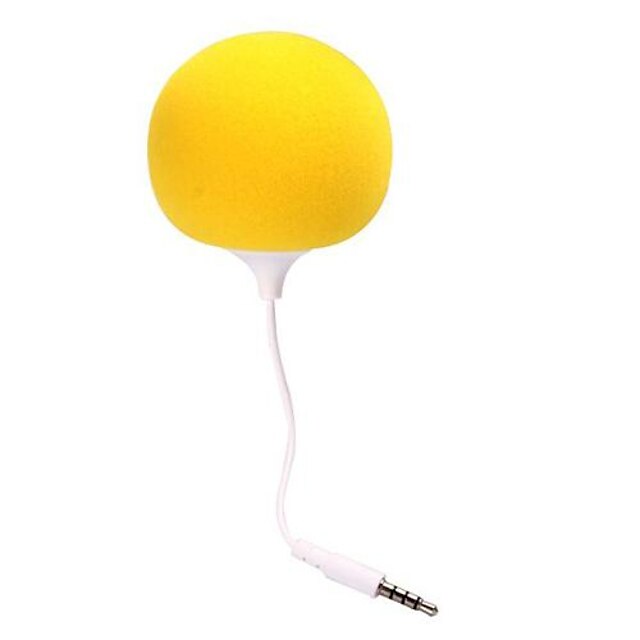  Soft Ball 3.5mm Plug Mini Audio Dock Speaker for iPhon iPod PC And Mobile Phone(Assorted Colors)