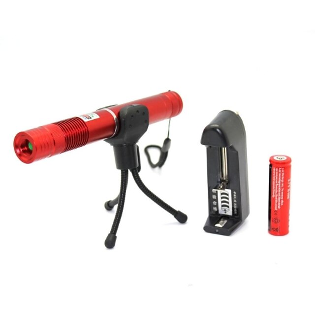  Flashlight Shaped Laser Pointer 532nm Aluminum Alloy