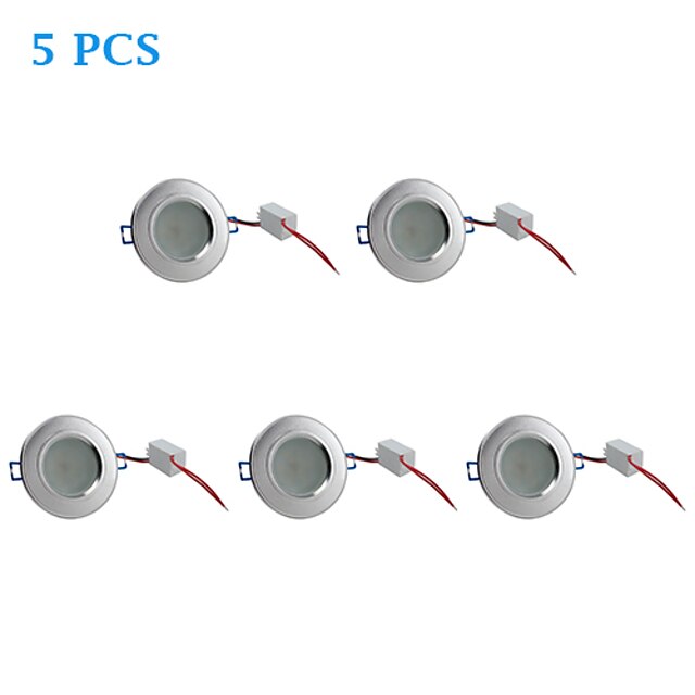  5 stuks 4.5 W 10 SMD 5730 310 LM Warm wit Verzonken ombouw Plafondlampen / Verzonken lampen AC 220-240 V