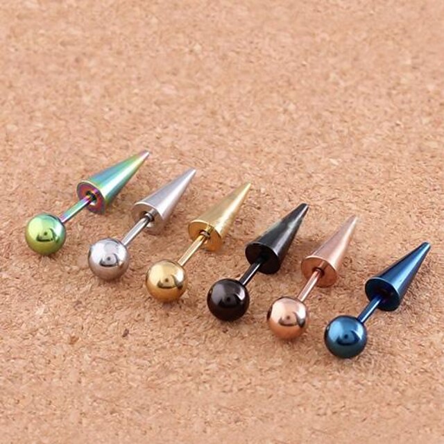  Ear Piercing Women's Body Jewelry For Daily Casual Stainless Steel Ball