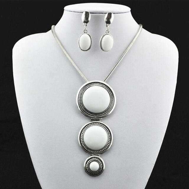  Women's Jewelry Set Alloy Necklaces Earrings For Party Birthday Engagement Gift Daily Wedding Gifts
