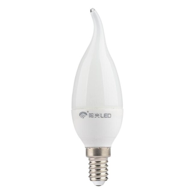  LED-stearinlyspærer 200 lm E14 CA35 7 LED Perler SMD 3528 Kold hvid 220-240 V / GMC
