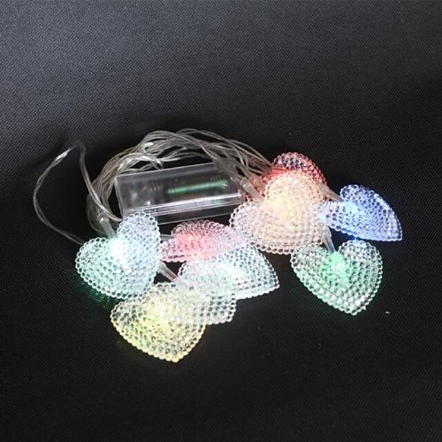  1.5m / 10m String Lights 10 LEDs RGB Color-Changing / Dip Led