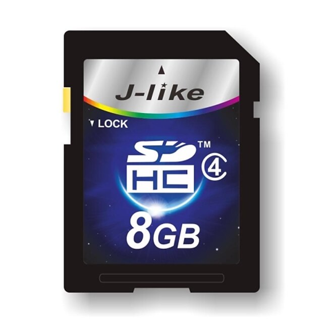  8GB J-achtige Class4 SD SDHC Flash Memory Card