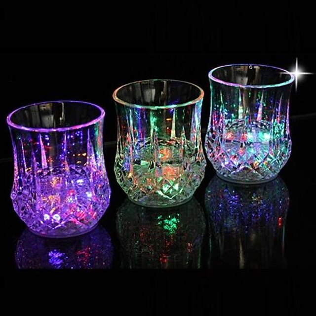  1pc LED Drinkware / LED Night Light Battery Waterproof