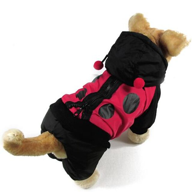  Cat Dog Coat Color Block Keep Warm Fashion Winter Dog Clothes Costume Cotton S M L XL