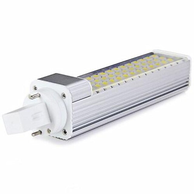  G24 LED-maïslampen 56 leds SMD 5050 Natuurlijk wit 900lm 6000K AC 85-265V 