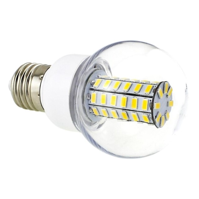  LED-bollampen 3000 lm E26 / E27 G60 56 LED-kralen SMD 5730 Warm wit 220-240 V / # / CE / RoHs