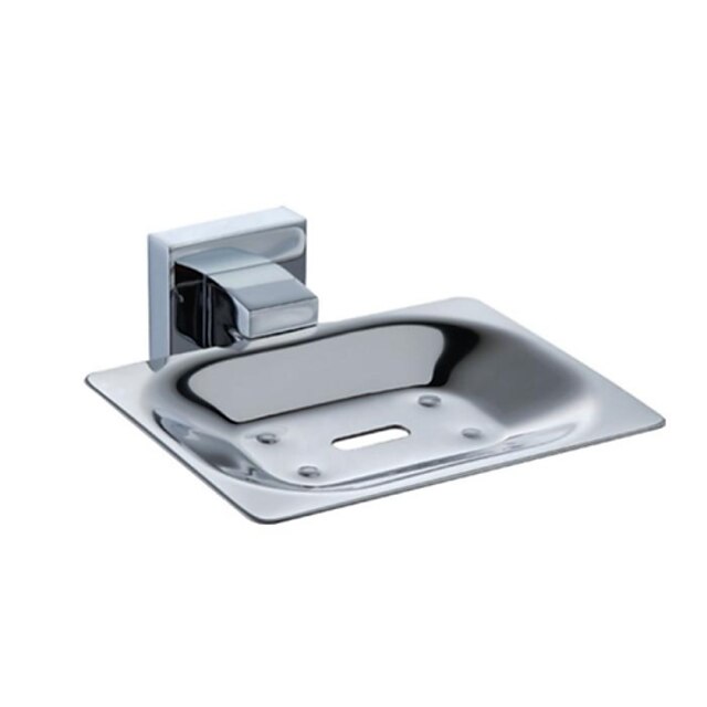  Soap Dishes & Holders Contemporary Stainless Steel 1 pc - Hotel bath