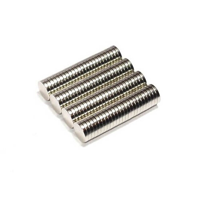  50 pcs 6mm*1 Magnetleksaker Byggklossar Superstarka neodymmagneter Neodymmagnet Magnet Magnet Leksaker Present