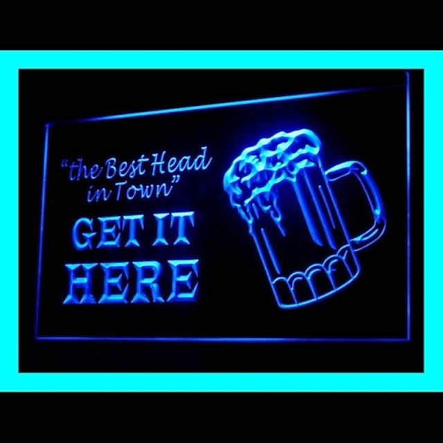  ユーズドビール広告LEDライトサイン