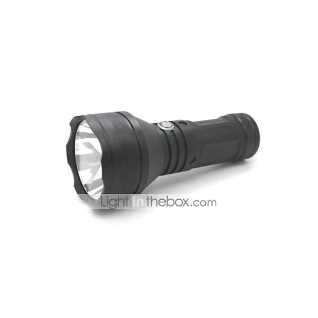  LED Flashlights/Torch Handheld Flashlights/Torch LED 1000 Lumens 3 Mode Cree XM-L T6 18650 Adjustable Focus Impact Resistant Nonslip grip