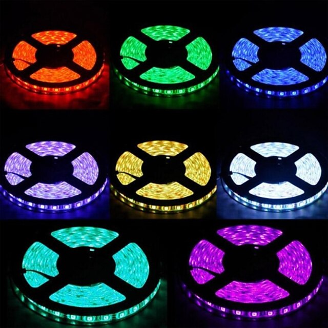  5m Flexible LED Light Strips / String Lights 300 LEDs EL / SMD5050 Waterproof / Party / Decorative 12 V 1pc