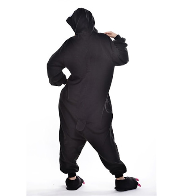 Toys & Hobbies Cosplay & Costumes | Adults Kigurumi Pajamas Penguin Animal Onesie Pajamas Polar Fleece Black Cosplay For Men and