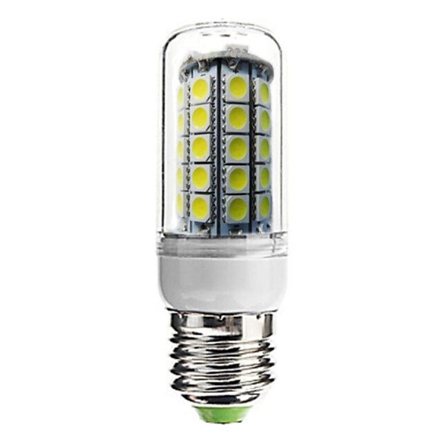  LED kukorica izzók 700 lm E26 / E27 T 59 LED gyöngyök SMD 5050 Dekoratív Hideg fehér 220-240 V / RoHs