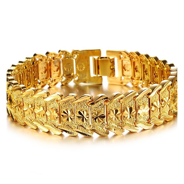  Dames Manchet armband Armband Dames Stijlvol Dubai Verguld Armband sieraden Voor Feest Bruiloft Evenement / Feest Dagelijks gebruik Informeel Dagelijks