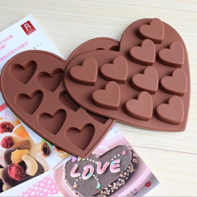  dragoste forma de inima 10 mici matrite tort de ciocolata cu gheață tava de gheață