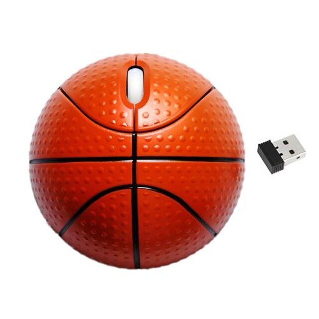 Basketball Wireless 2.4G Optical Creative Mouse 1200 dpi 3 pcs Keys ...