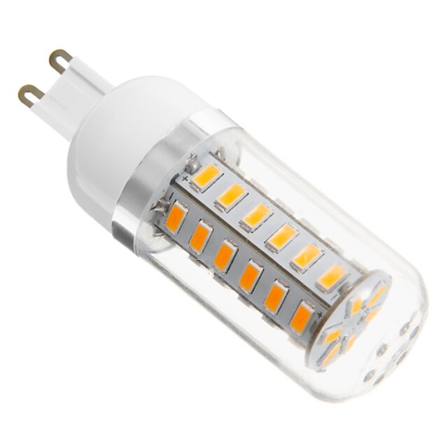  LED-lamper med G-sokkel 420 lm G9 42 LED Perler SMD 5730 Varm hvid 220-240 V