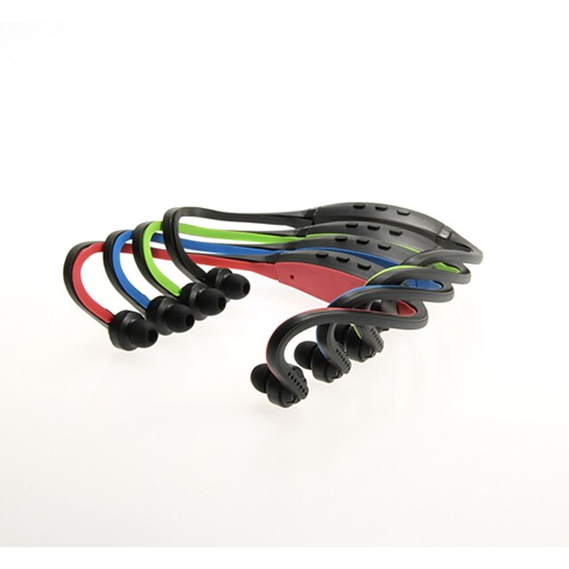  genopladelige slank sport microSDHC tf kort mp3-afspiller stereo hovedtelefoner (assorterede farver)