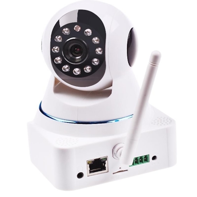  rocam®-trådløs ip overvåking kamera med vinkel kontroll (bevegelsesvarsler, nattsyn, gratis p2p, hvit)