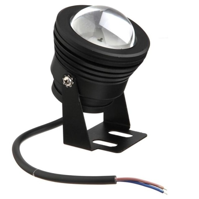  1pç 10 W Lâmpada Subaquática Impermeável / Controlado remotamente RGB 12 V Iluminação Externa 1 Contas LED