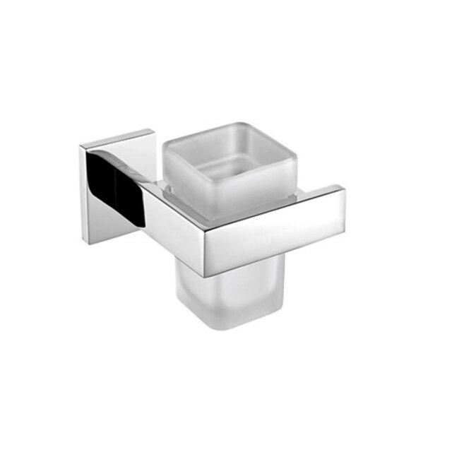  Toothbrush Holder Contemporary Stainless Steel 1 pc - Bathroom