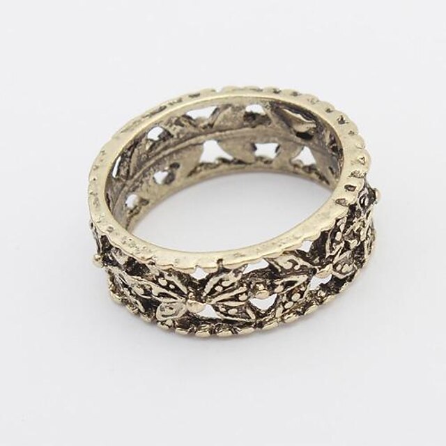  pierścionek unisex ze stopu srebra wesele elegancka kobieca stylizacja