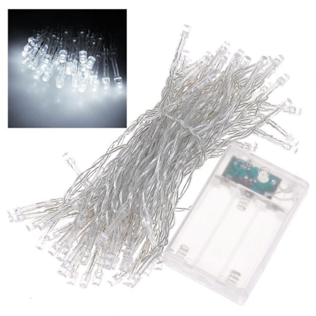  8M Long LED String Of Lights For Christmas Decoration In White