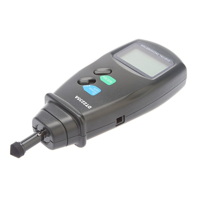  professionele digitale contact toerenteller 50mm-500mm metrische / lineaire snelheid (0,5 ~ 19,999rpm, 0,1 tpm)