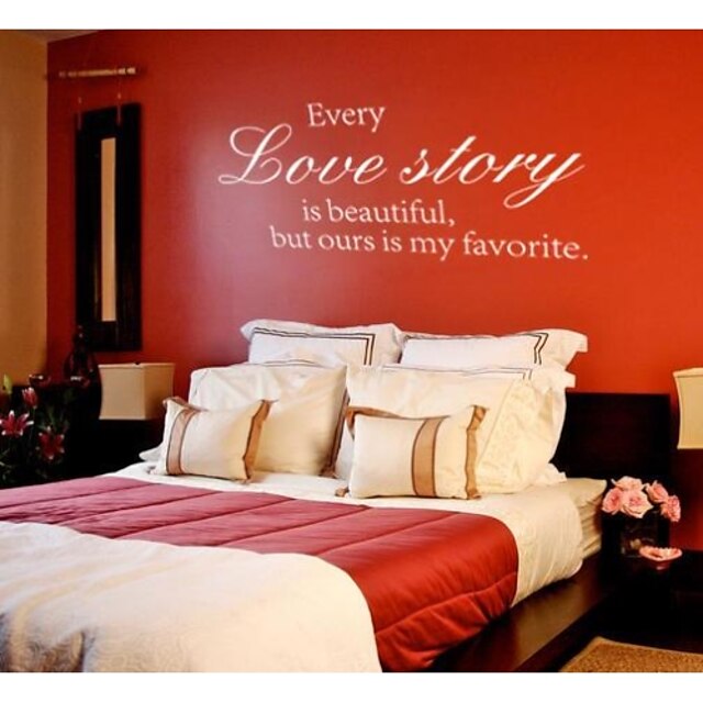  Decorative Wall Stickers - Words & Quotes Wall Stickers Abstract Living Room / Bedroom / Girls Room / Washable / Removable