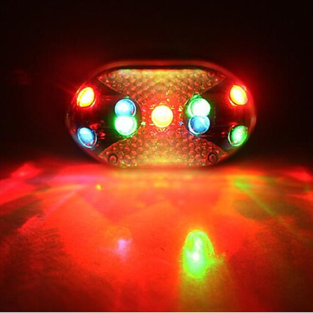  Coway Colorful Bicycle Alarming Tail Light