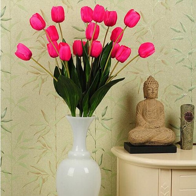  Fleurs artificielles 1 Une succursale Style Simple Tulipes Fleur de Table