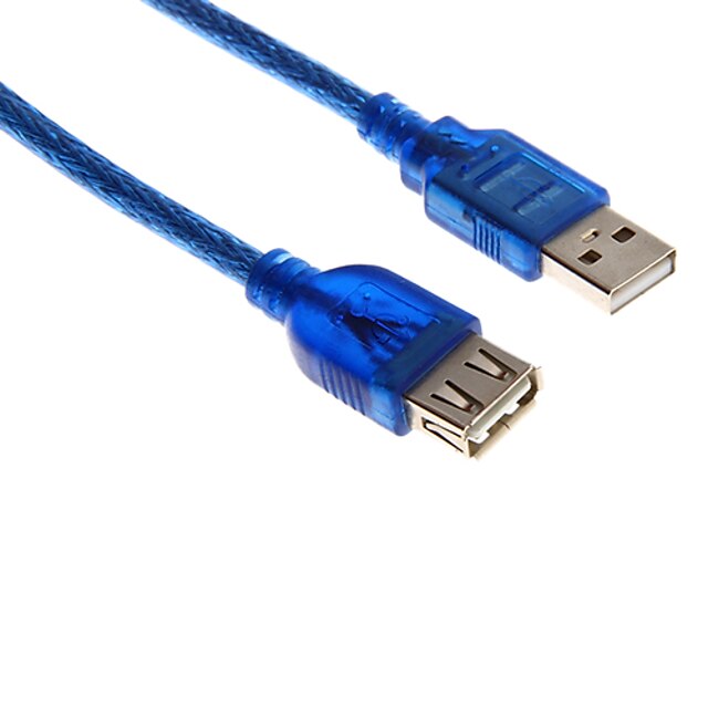  30cm hane till hane usb 2.0-anslutning kabel för kamera-blue