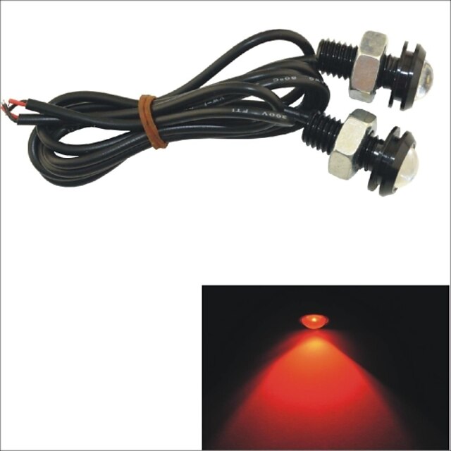  Lâmpadas 1.5W SMD LED 1 Luz Anti Neblina / Luz Diurna / Lâmpada Para Placa de Veículo Para