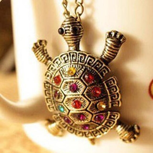  Retro Cute Little Turtle Necklace